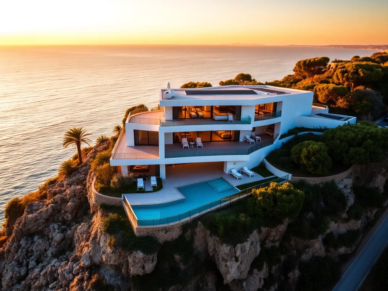 Villa frente al mar