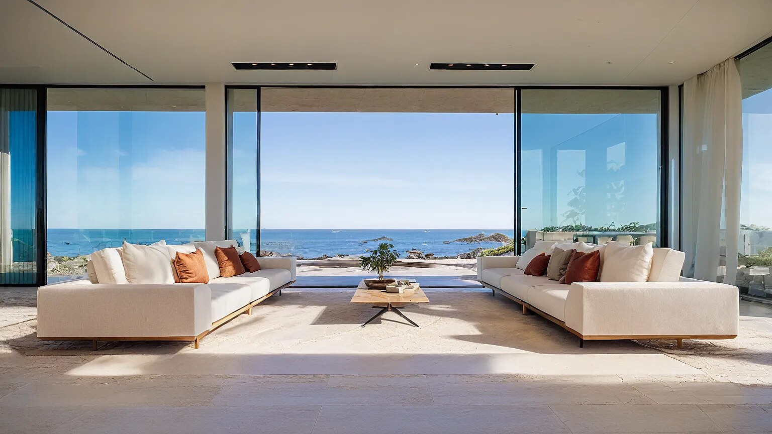 Villa de obra nueva con vistas al Mediterráneo — PLEC Studio